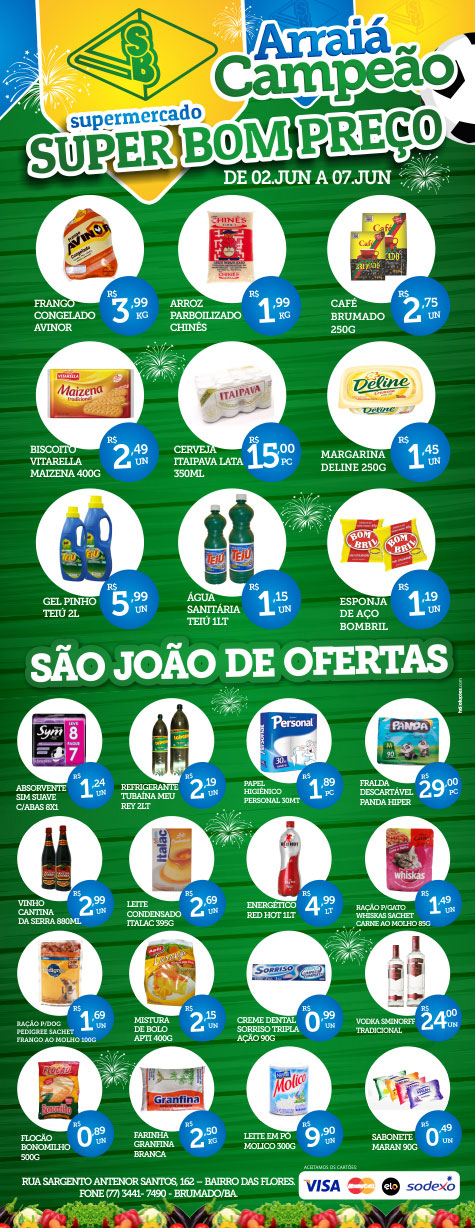 Brumado: Arraiá de ofertas do Supermercado Super Bom Preço