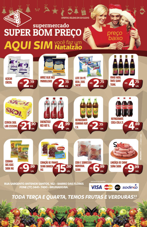 Confira as ofertas do Supermercado Super Bom Preço em Brumado