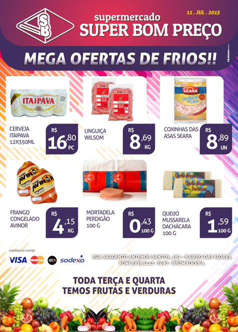 Brumado: Confira as promoções deste sábado (11) no Supermercado Super Bom Preço