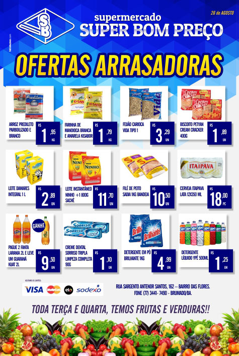 Brumado: Confira as ofertas arrasadoras do Supermercado Super Bom Preço