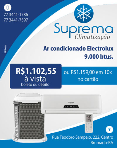 Confira a promoção desta terça-feira na Suprema Refrigerações