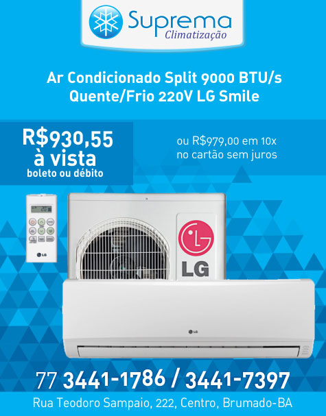 Confira a promoção desta semana na Suprema Refrigerações