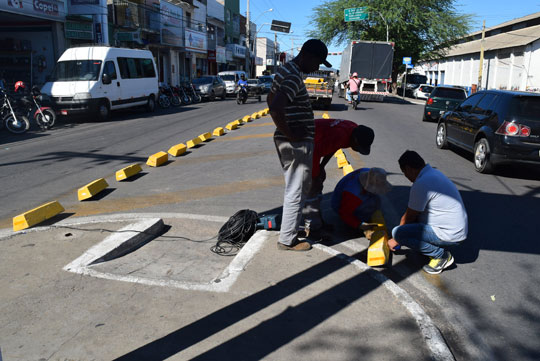 Rampa sem acessibilidade na Avenida Centenário em Brumado