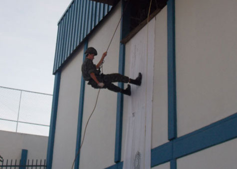 Tiro de Guerra de Brumado realiza instrução de rapel