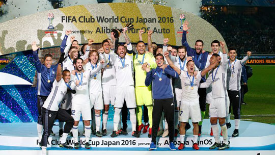 Real Madrid é pentacampeão mundial após derrotar Kashima