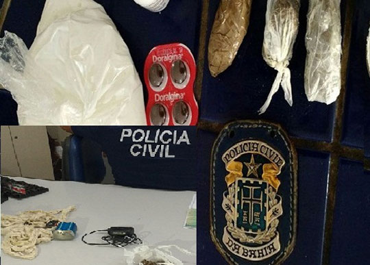 Polícia intercepta drogas camufladas em remédios que seriam entregues aos presos em Brumado
