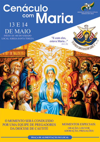 Renovação Carismática Católica de Brumado convida para o Cenáculo com Maria