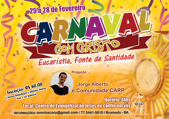Comunidade CARP realiza Acampamento de Carnaval em Brumado