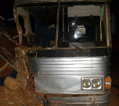 Rio de Contas: Um morre e quatro ficam feridos em acidente de ônibus na BA-148