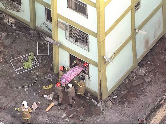 Rio de Janeiro: Explosão em prédio mata pelo menos cinco pessoas