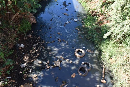 Sem estação de tratamento, despejo de esgoto em rio e riachos polui a natureza em Brumado