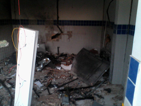 Bandidos explodem caixa eletrônico do Banco do Brasil em Rio do Pires