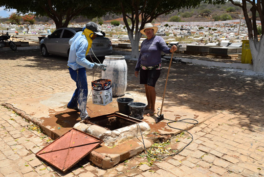 Brumado: Bomba d'água é roubada de cemitério na véspera do dia de finados
