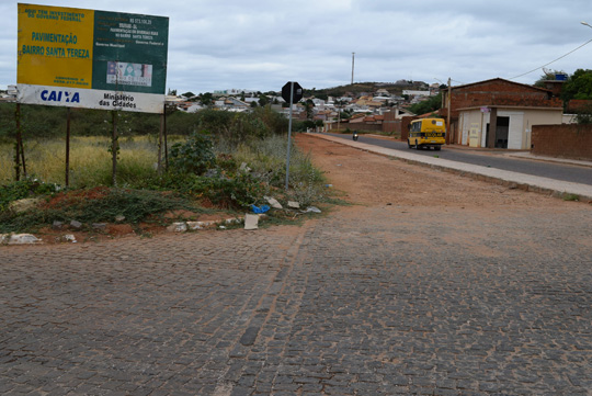 Obras inacabadas aborrecem populares em Brumado