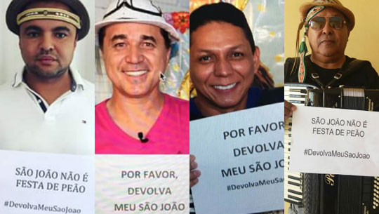Sanfoneiros ampliam campanha 'Devolva Meu São João' por mais espaço nos festejos juninos