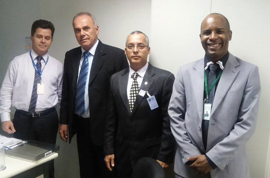 Vereador Santinho e prefeito Aguiberto participam de audiências em Brasília