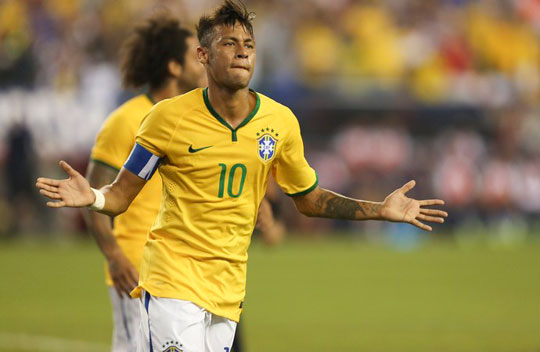 Neymar comanda goleada do Brasil sobre os EUA