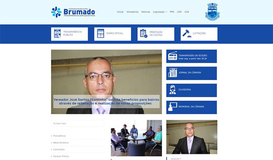 Câmara de Vereadores de Brumado lança novo portal