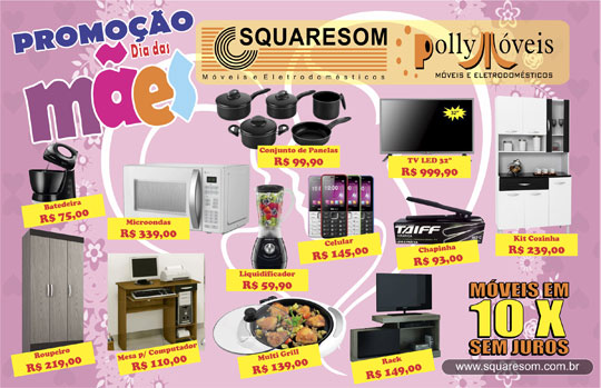 Brumado: Promoção de Dia das Mães é na Squaresom