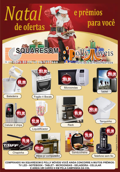 Brumado: Natal de ofertas e show de prêmios é na Squaresom