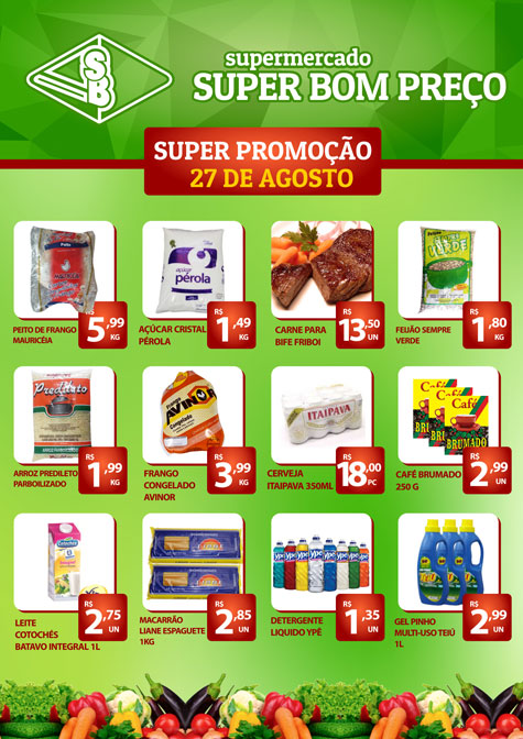 Brumado: Confira as promoções desta quarta (27) no Supermercado Super Bom Preço