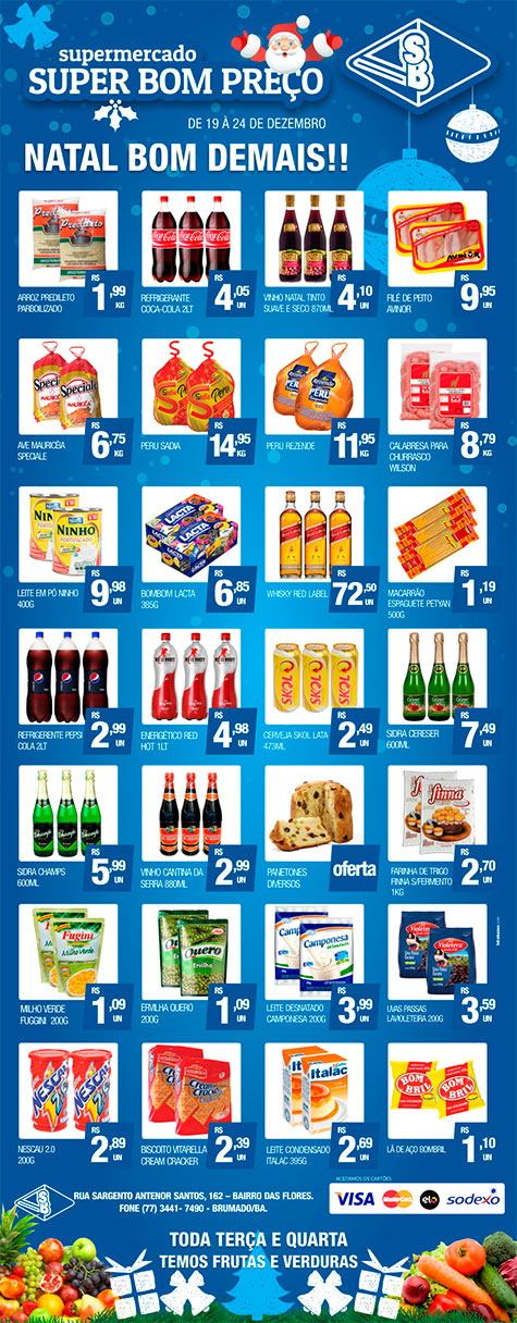 Brumado: Confira as promoções de natal no Supermercado Super Bom Preço