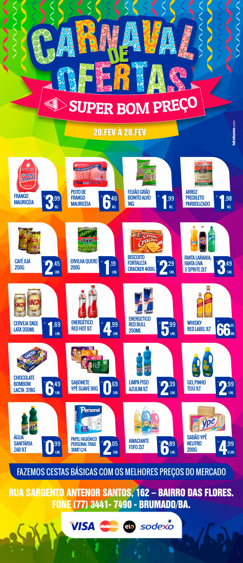 Brumado: Carnaval de ofertas do Supermercado Super Bom Preço