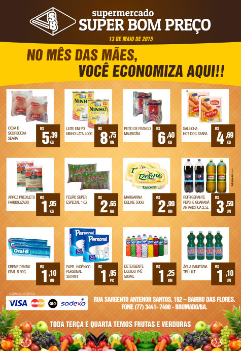 Brumado: Confira as promoções desta quarta (13) no Supermercado Super Bom Preço