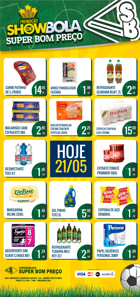 Brumado: Confira as promoções do Supermercado Super Bom Preço desta quarta (21)