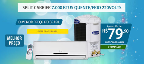 Suprema: Ar-condicionado 7.000 Btus por R$ 759,05