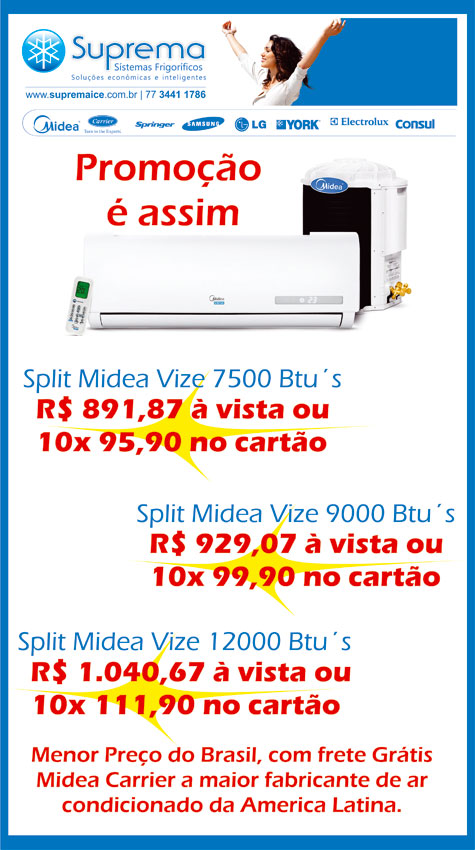 Tem promoção de final de ano na Suprema Refrigerações