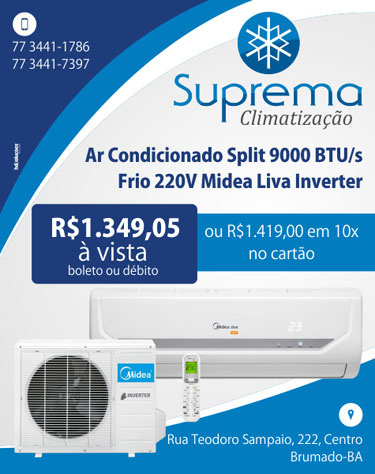 Promoção de ar-condicionado na Suprema Refrigerações