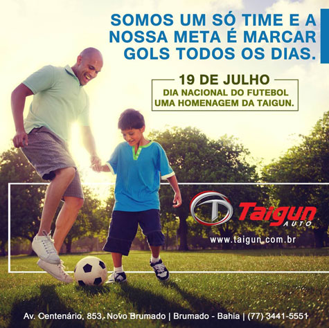 Taigun Auto: Dia Nacional do Futebol