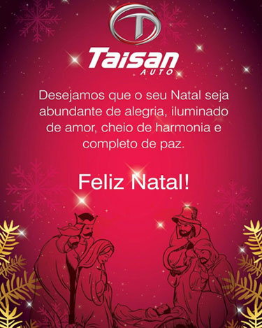 Taisan Auto deseja boas festas a todos os brumadenses