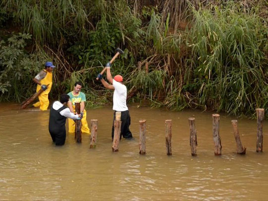 Técnica usada pela primeira vez no Brasil faz rio no Espírito Santo voltar a ter vida