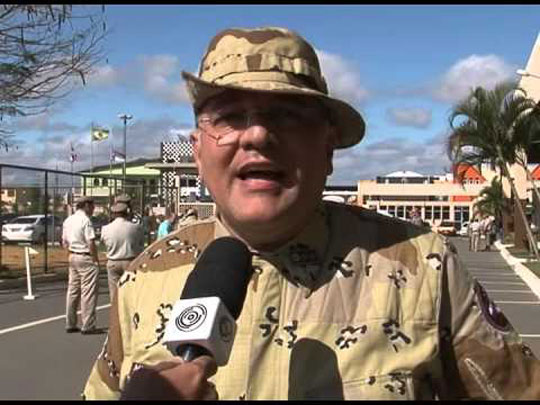 Major Mucyo Vasconcelos, comandante da Caesg, é promovido a tenente-coronel