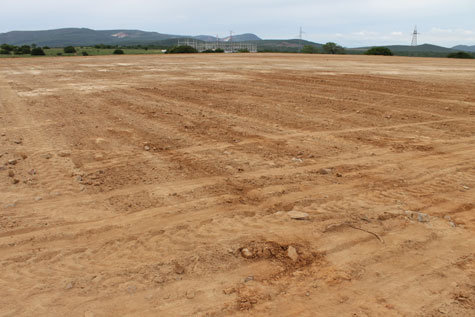 Concluídas as obras de terraplanagem do presídio de Brumado