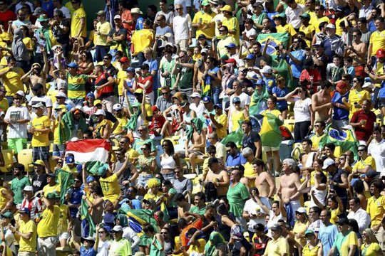 'Ô Alemanha, pode esperar, a sua hora vai chegar', canta Maracanã