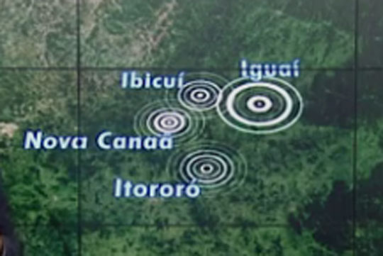 Tremor de terra atinge cinco cidades no Sudoeste da Bahia