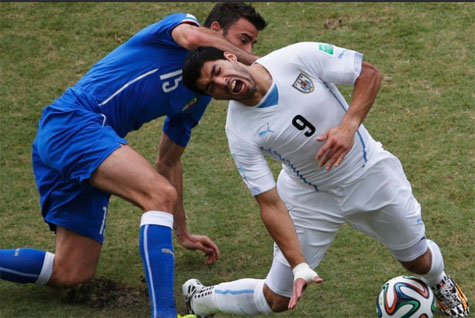 Uruguai elimina Itália e avança