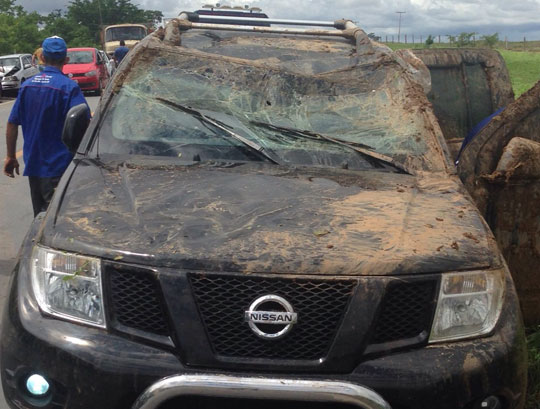 Família de Brumado sofre acidente de carro em rodovia do estado de Minas Gerais