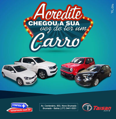 Faça uma visita a Taisan Auto e conheça os veículos vendidos na loja