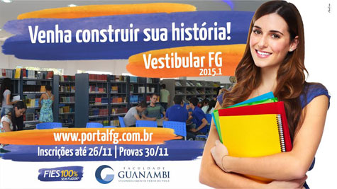 Faculdade de Guanambi realiza Vestibular 2015 neste domingo (30)