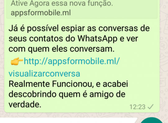 Vírus repassado pelo aplicativo WhatsApp afeta mais de 100 mil usuários