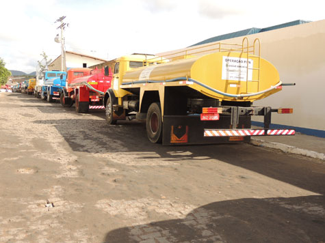 Brumado: 820 caminhões de toda a região estão sendo vistoriados para a operação pipa