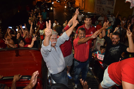 Eduardo Vasconcelos comemora recondução à prefeitura de Brumado